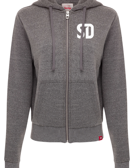 Women's Ally Zip Hoodie With SD Flow on Back